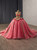 Pink Tulle Strapless Appliques Beading Prom Dress