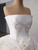 Luxury White Tulle Strapless Beading Wedding Dress