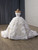 Luxury White Tulle Strapless Beading Wedding Dress
