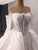 White Satin Lace Long Sleeve Wedding Dress