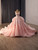 Pink Tulle Satin Strapless Sequins Beaidng Prom Dress
