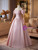 Pink Satin Off the Shoulder Beading Quinceanera Dress