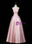 Pink Satin Pleats Off the Shoulder Pearls Prom Dress