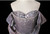 Silver Gray Strapless Beading Prom Dress