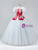 White Tulle Puff Sleeve Appliques Quinceanera Dress
