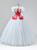 White Tulle Puff Sleeve Appliques Quinceanera Dress