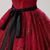 Vintage Burgundy Tulle Sequins Off the Shoulder Quinceanera Dress