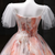 Straps Print Tulle Quinceanera Dress