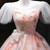 Straps Print Tulle Quinceanera Dress
