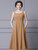 Champagne Sleeveless Mother Of The Bride Dress 