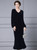 Black Velvet V-neck Mother Of The Bride Dress