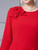 New Red Long Sleeve Flower Mother Of The Bride Dress