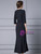 Best Black Long Sleeve Beading Mother Of The Bride Dress