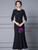 Best Black Long Sleeve Beading Mother Of The Bride Dress