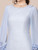 Light Blue Long Sleeve Beading Mother of the Bride Dress