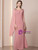Popular Pink Scoop Neck Beading Mother of the Bride Dress