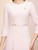 Winsome Pink Short Sleeve Mother of the Bride Dress
