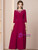 Splendid Fuchsia Short Sleeve Mother of the Bride Dress