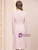 Beautiful Pink Long Sleeve Beading Mother of the Bride Dress