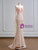 Pink Mermaid Sequins Strapless Prom Dress