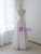 A-line White Satin Straps Wedding Dress