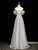 Silver Gray Sequins Off the Shoulder Prom Dress