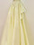 Yellow Satin Pleats Beading Prom Dress