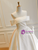 Ivory White Satin Off the Shoulder Pleats Lace Wedding Dress