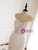 White Mermaid Lace Spaghetti Straps Pearls Wedding Dress