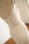 White Mermaid Lace Spaghetti Straps Pearls Wedding Dress