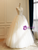 Ivory Tulle Lace Strapless Wedding Dress