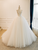 White Satin Tulle Beading Wedding Dress