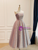 Light Purple Tulle Sequins Short Prom Dress