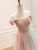 Pink Sequins Tulle Off the Shoulder Prom Dress