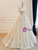 White Lace Strapless Beading Wedding Dress