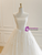Ivory Tulle Sequins Appliques Strapless Wedding Dress