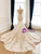 Lace up back detail on a long sleeve lace mermaid wedding dress