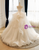 White Tulle Strapless Sequins Lace Wedding Dress