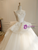 White Tulle Strapless Sequins Lace Wedding Dress