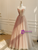 Pink Tulle Off the Shoulder Pleats Button Prom Dress