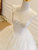 Ivory Tulle Sequins Lace Wedding Dress