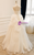 Ivory White Strapless Pleats Wedding Dress