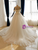 Ivory Tulle Off the Shoulder Pleats Wedding Dress