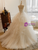 Ivory Tulle Strapless Pleats Wedding Dress