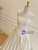 Ivory Satin Strapless Pleats Wedding Dress
