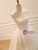 White Tulle Strapless Pleats Wedding Dress