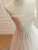 Light Pink Lace Strapless Pleats Short Prom Dress