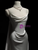 White Mermaid Strapless Pleats Wedding Dress