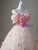 Pink Tulle Off the Shoulder Flower Quinceanera Dress