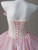 Pink Strapless Appliques Quinceanera Dress